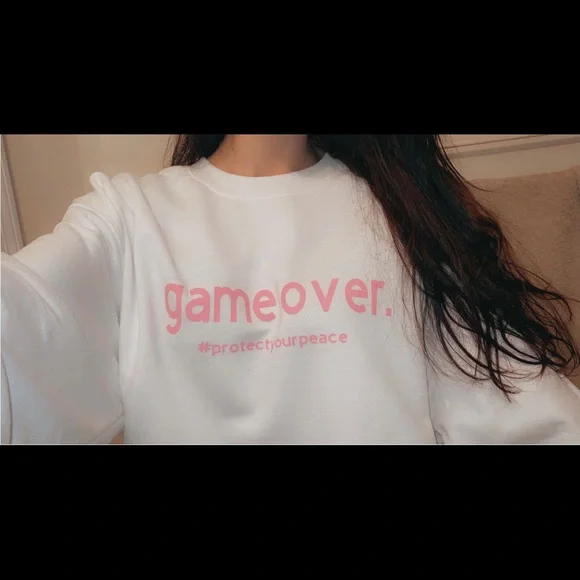 game over. #protectyourpeace crewneck sweatshirt S, M, L - Picture 4 of 6